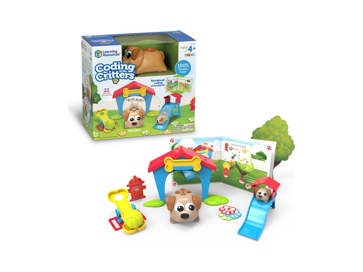 Coding Critters robotic coding pet by Learning Resources, a screen-free electronic toy best for ages 3 to 5